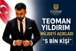 Teoman yıldırım müjdeyi açıkladı